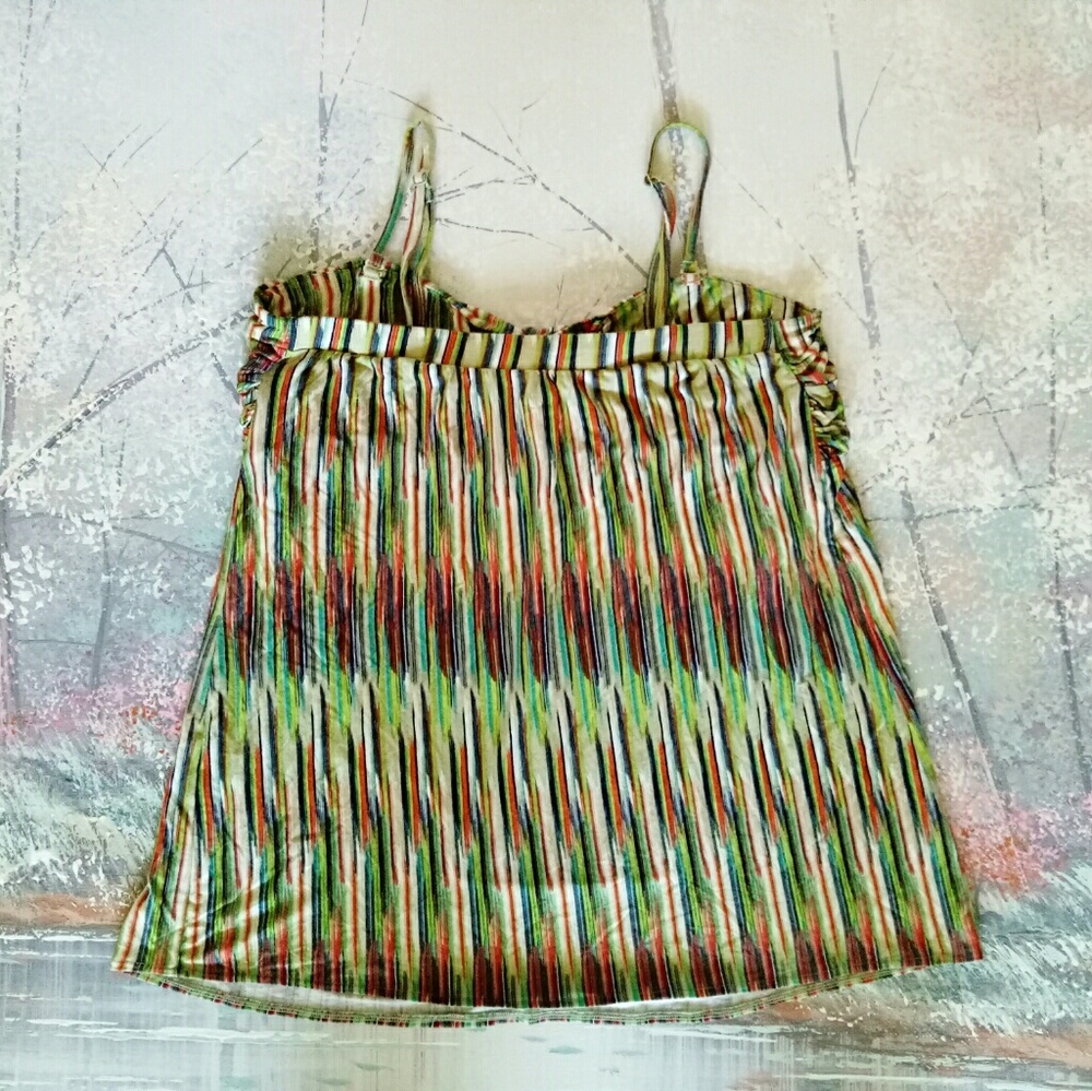 Lane bryant cami twist multicolor top - Picture 2 of 3